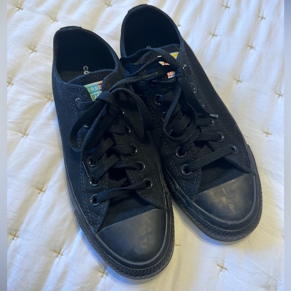 CUSTOM like new, rainbow converse. 🌈 - Picture 5 of 8